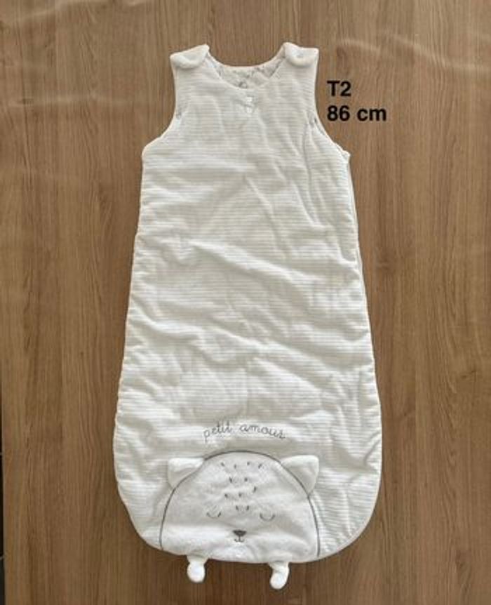 Gigoteuse Sergent Major blanche 86cm