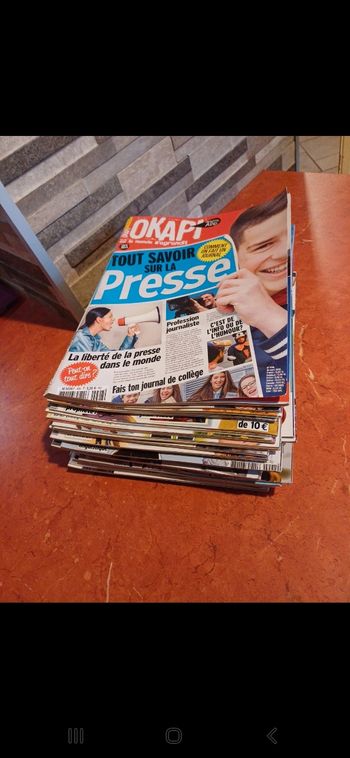 Lot de 37 magazines Okapi