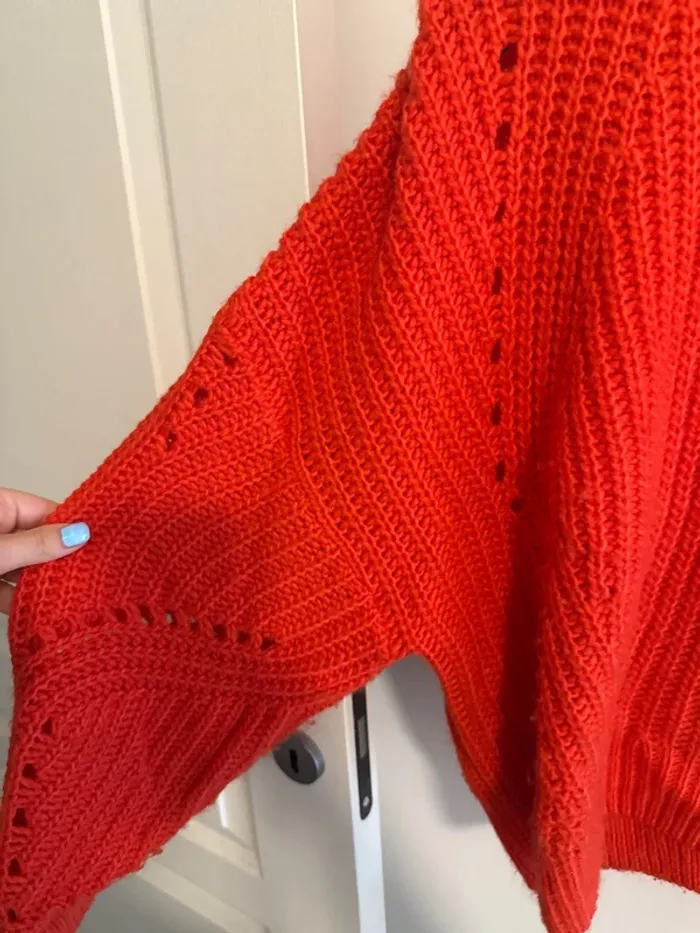 Pull large hm corail - photo numéro 2