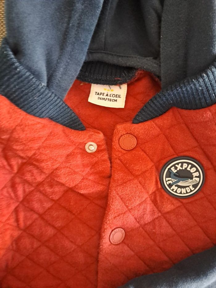 Veste à pression capuche - photo numéro 3