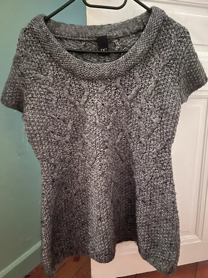 Haut pull manches courtes BPC 38/40