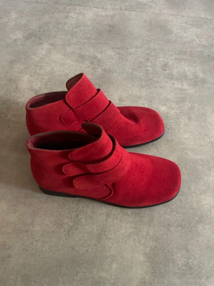 Bottines "Camille" Rouge - photo numéro 2