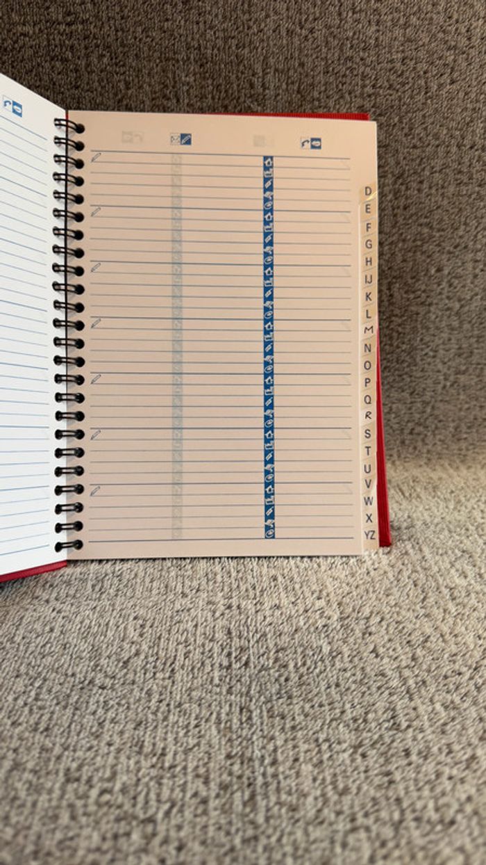 Répertoire spirale A5 couverture rouge - photo numéro 9