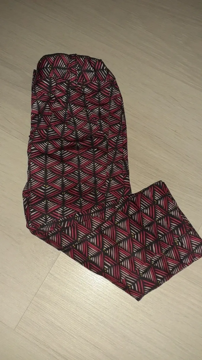 Pantalon à imprimé bazin - photo numéro 8