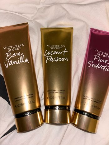 Lots de 3 lotion victoria secret