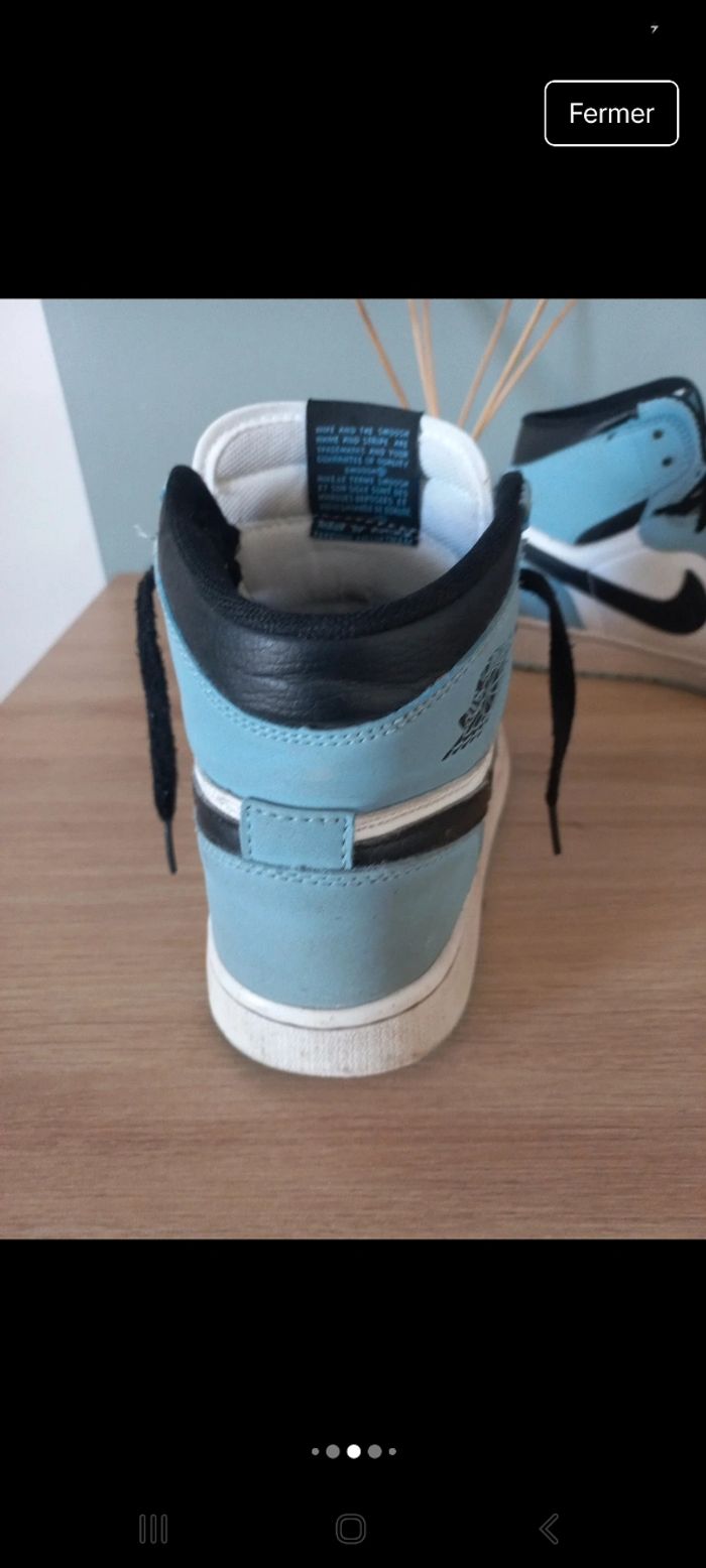 Jordan bleu et blanche taille 38 mixte - photo numéro 5