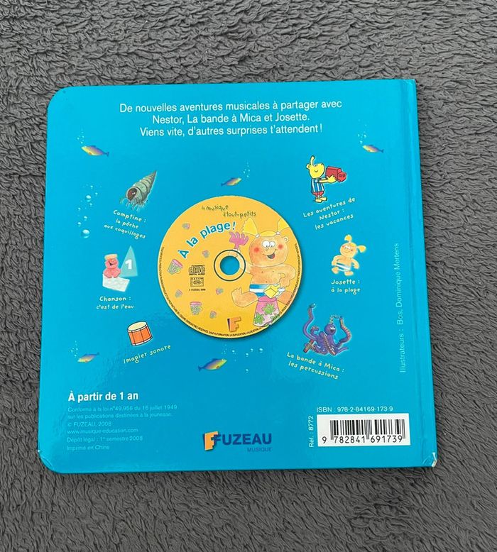Livre-CD À la plage, Fuzeau - photo numéro 7