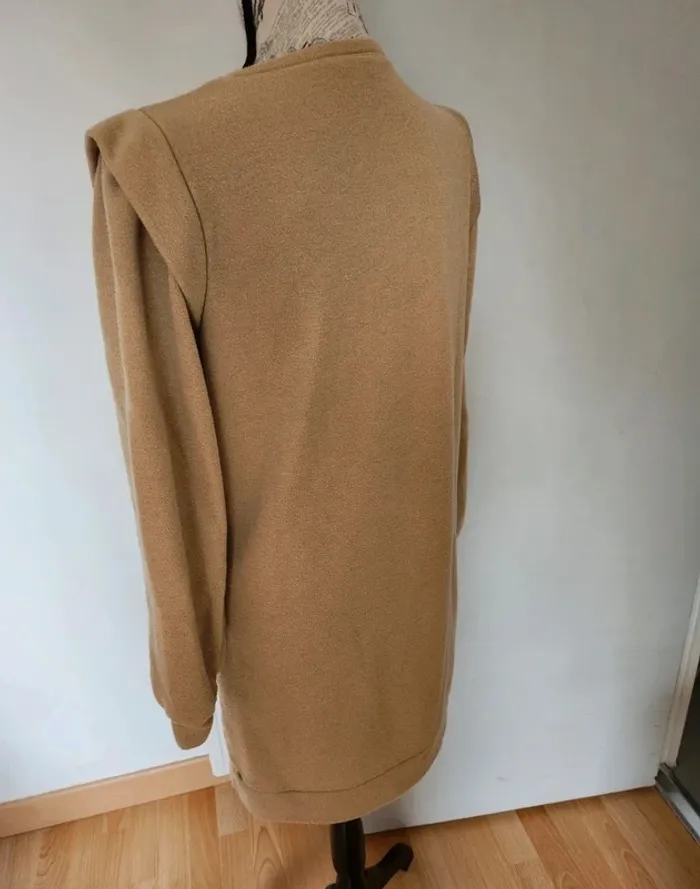 Robe pull camel Camaïeu manches longues T.42 - photo numéro 5