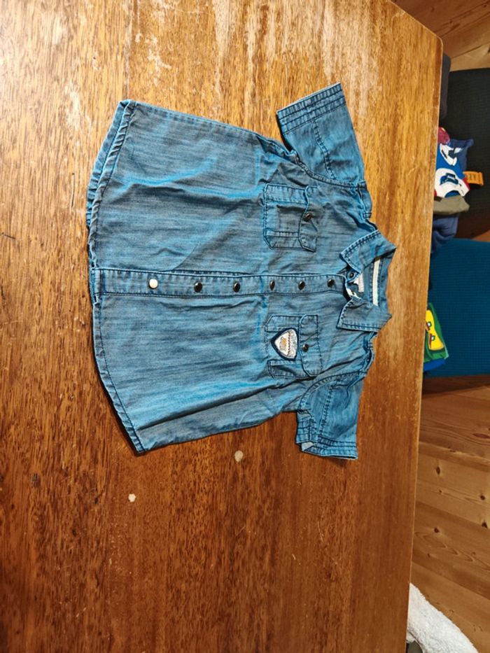 Chemise en jean été garçon - taille 8 ans - Orchestra