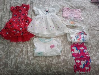 Lot fille 18 mois été