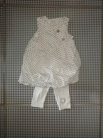 Ensemble robe tunique + legging, 1 mois
