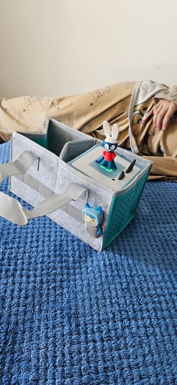 Sac de rangement pour tonies box neuf bleu