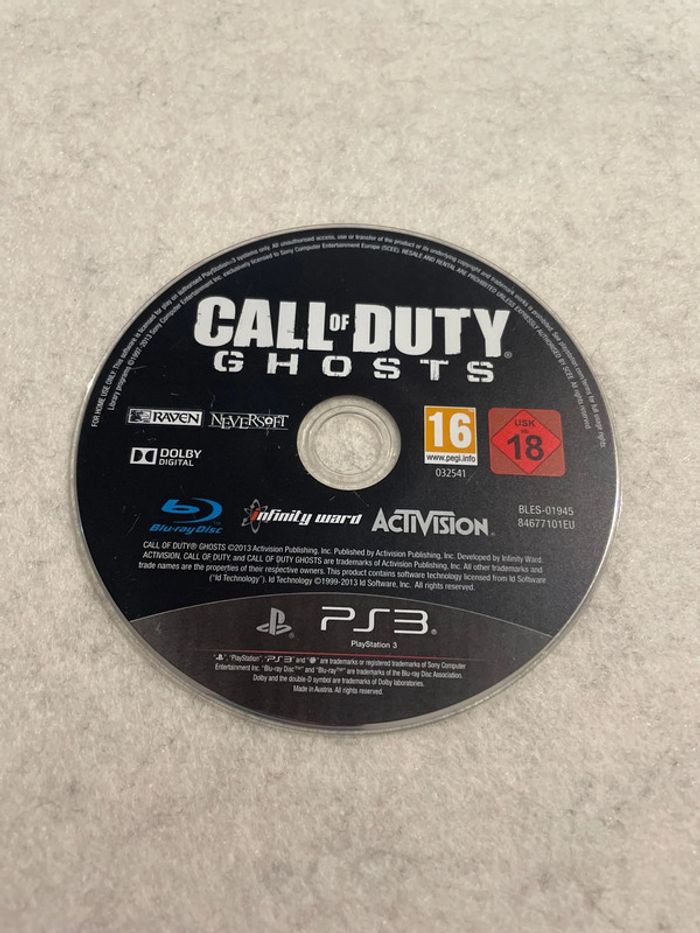 Call Of Duty Ghosts - PS3 PlayStation 3