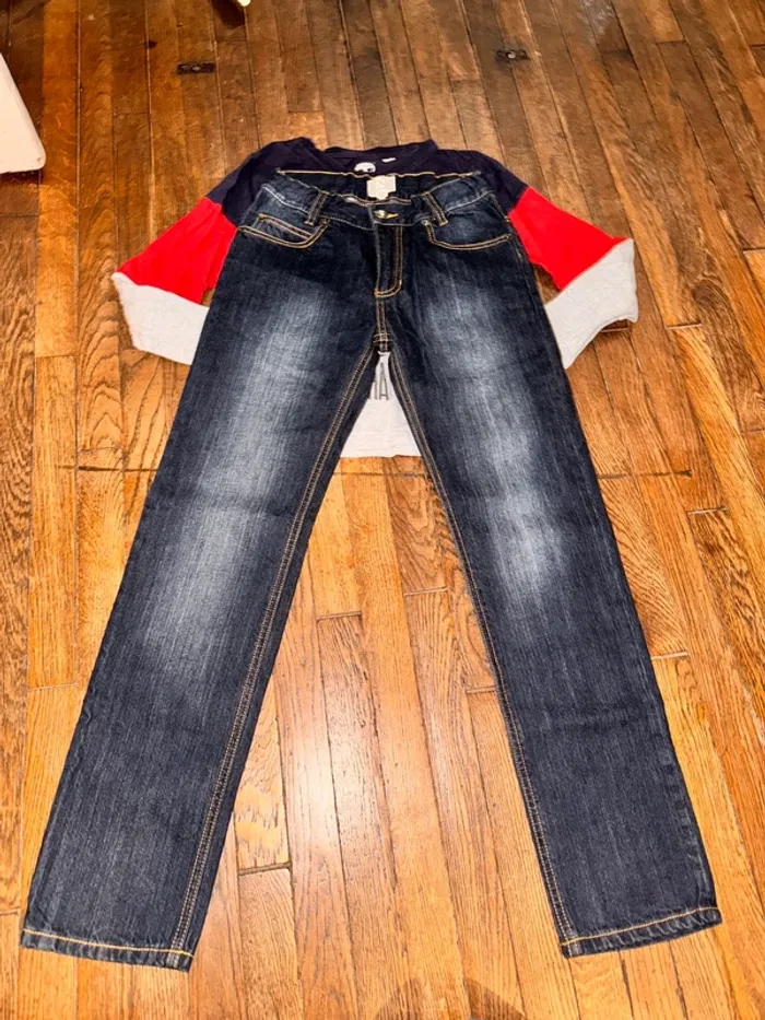 T-shirt et jeans timberland 12 ans - photo numéro 3
