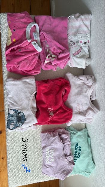 Lot vêtement bébé fille 3 mois