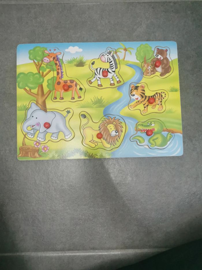 Puzzle encastrement savane 2