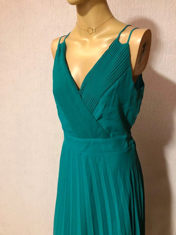 Longue robe turquoise Naf Naf - n e u v e - photo numéro 4