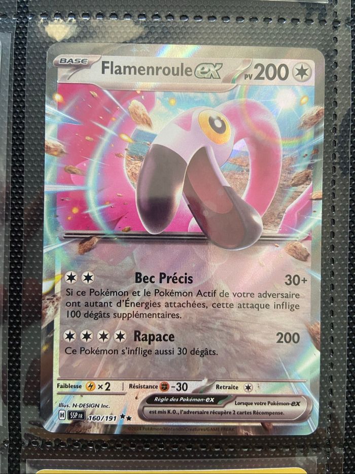 Lot de 8 cartes pokémon EX Écarlate et Violet - photo numéro 6