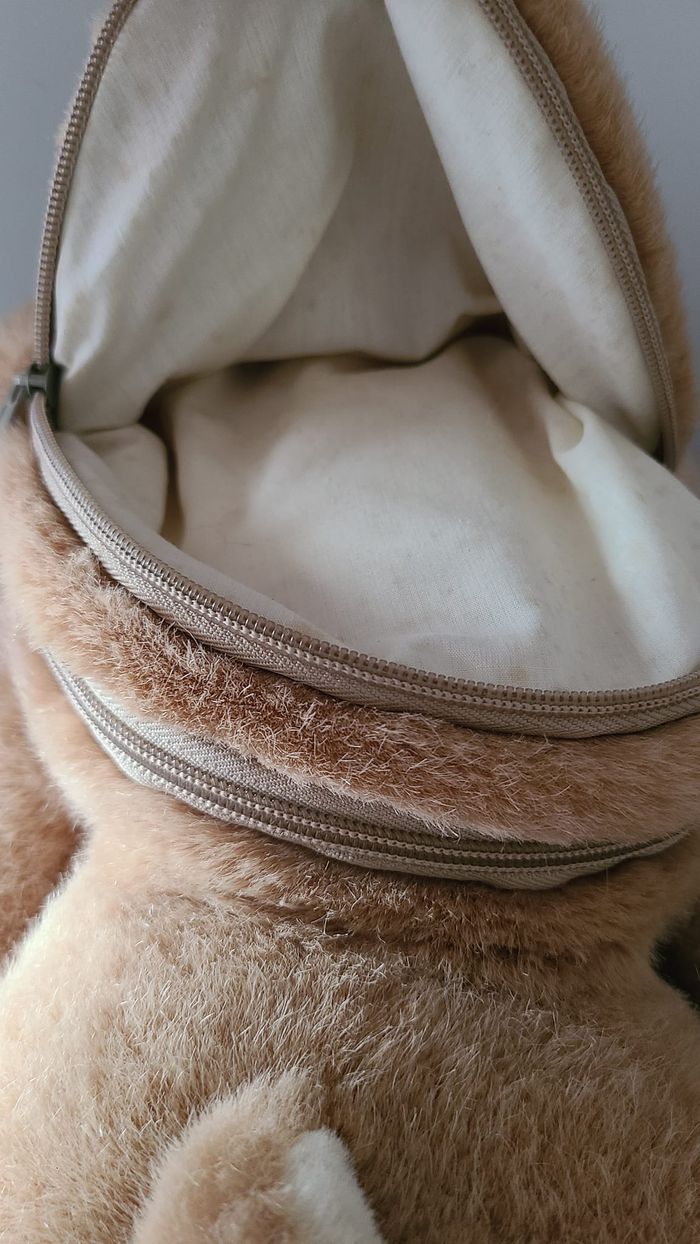 sac à dos peluche lionceau - photo numéro 5