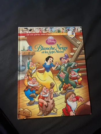Bande dessinée Disney blanche-neige et les sept nains