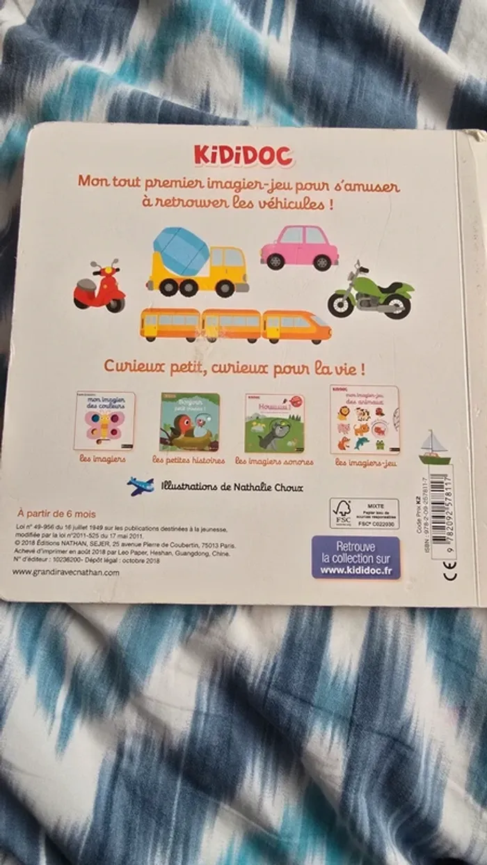 Kididoc mon imagier jeu des véhicules - photo numéro 3