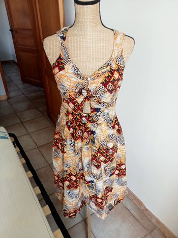 Robe longue imprimé wax
