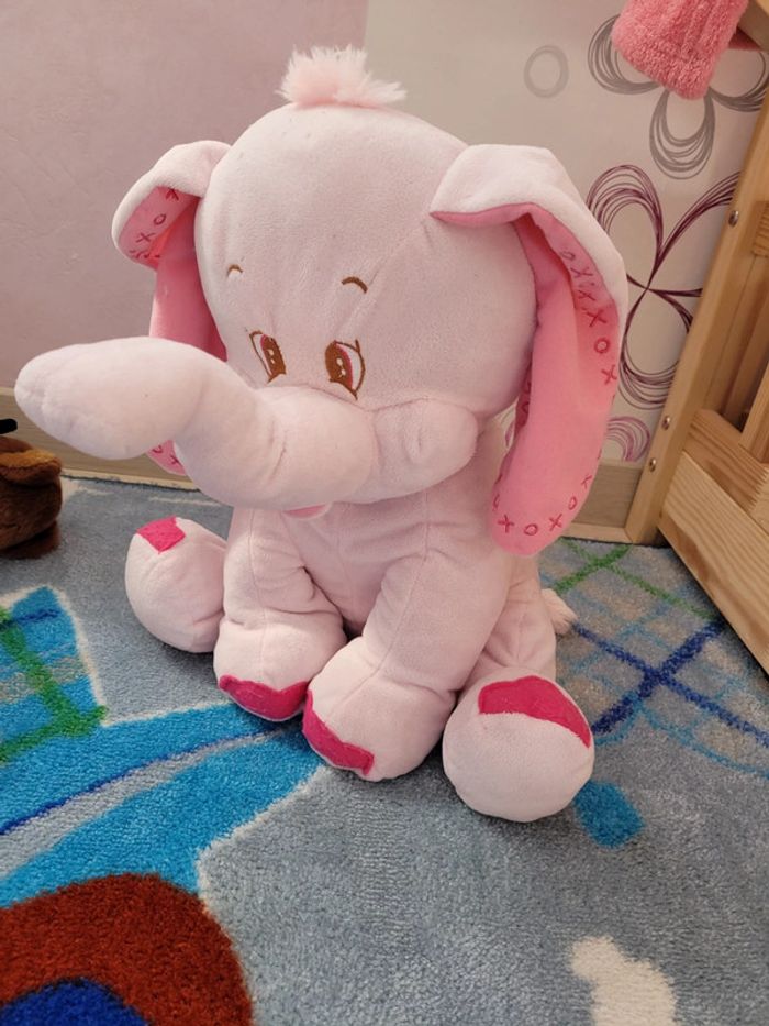 peluche éléphant - photo numéro 2