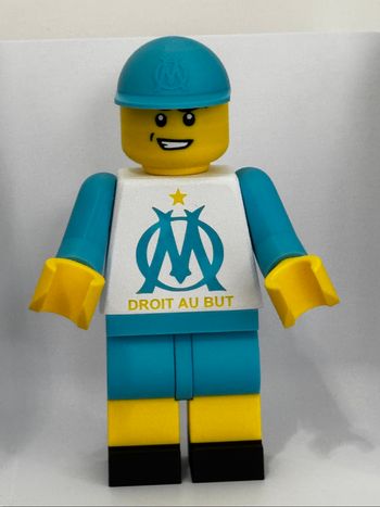 Figurine brickman, style lego OM