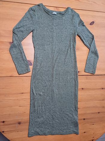 Robe vert chiné