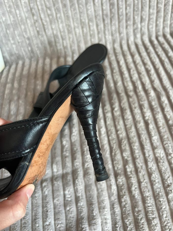 Mules noires - Yves saint Laurent - 37,5 - photo numéro 3