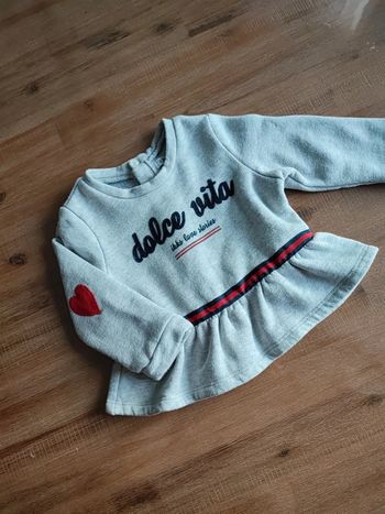 Joli pull sweat fille 12 mois