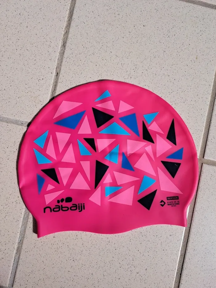 Bonnet de bain rose