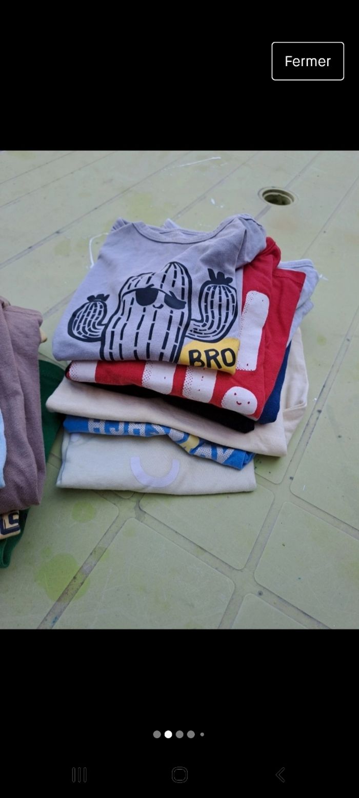 Lot tee shirt manche courte - photo numéro 2