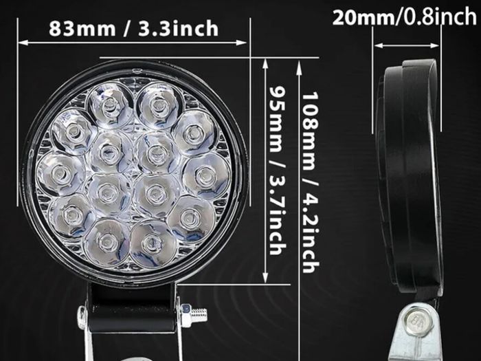 Lot de 2 minis lampes de travail LED 42-S-mini - photo numéro 8