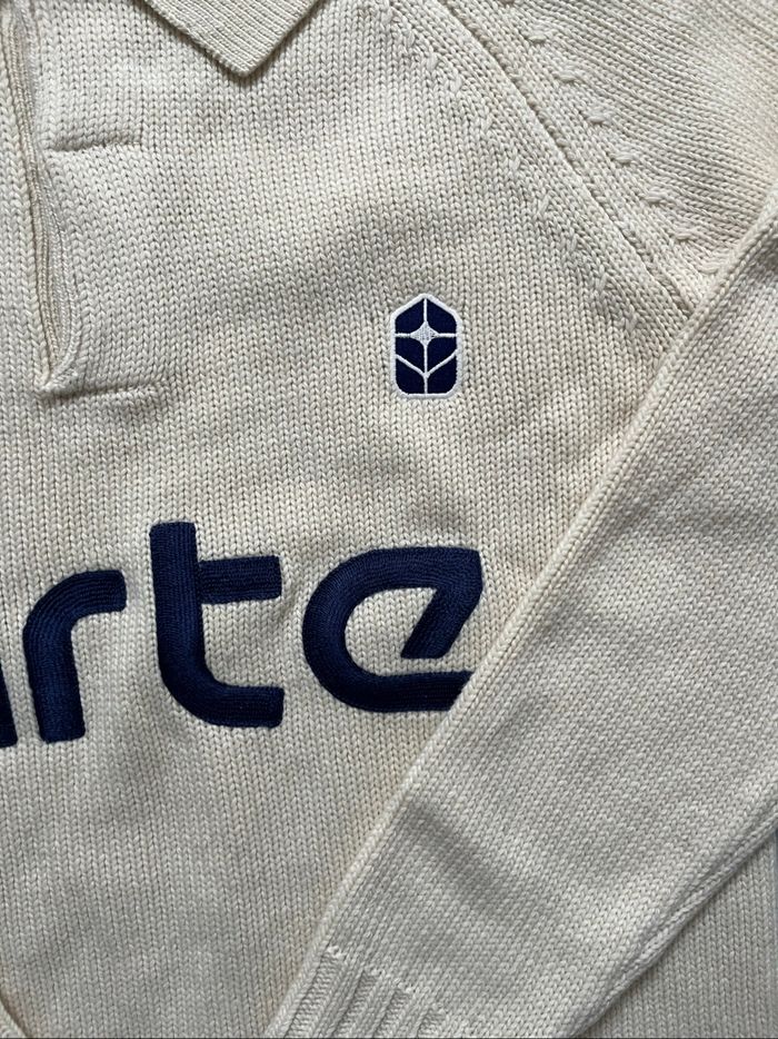 Pull Arte Antwerp Knit Football beige - photo numéro 2