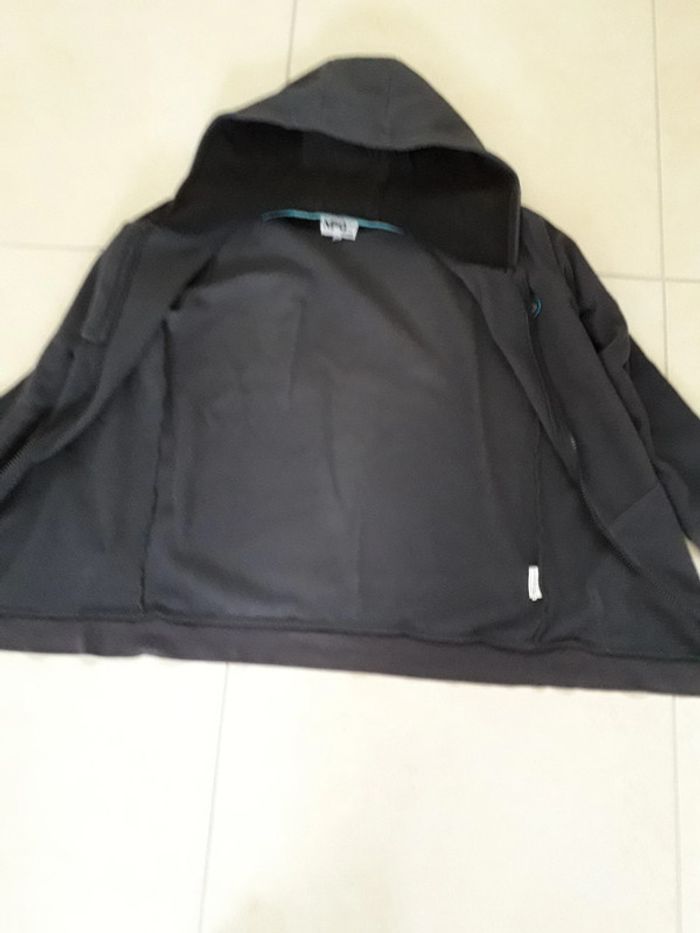 Gilet polaire gris foncé t 12 ans - photo numéro 7