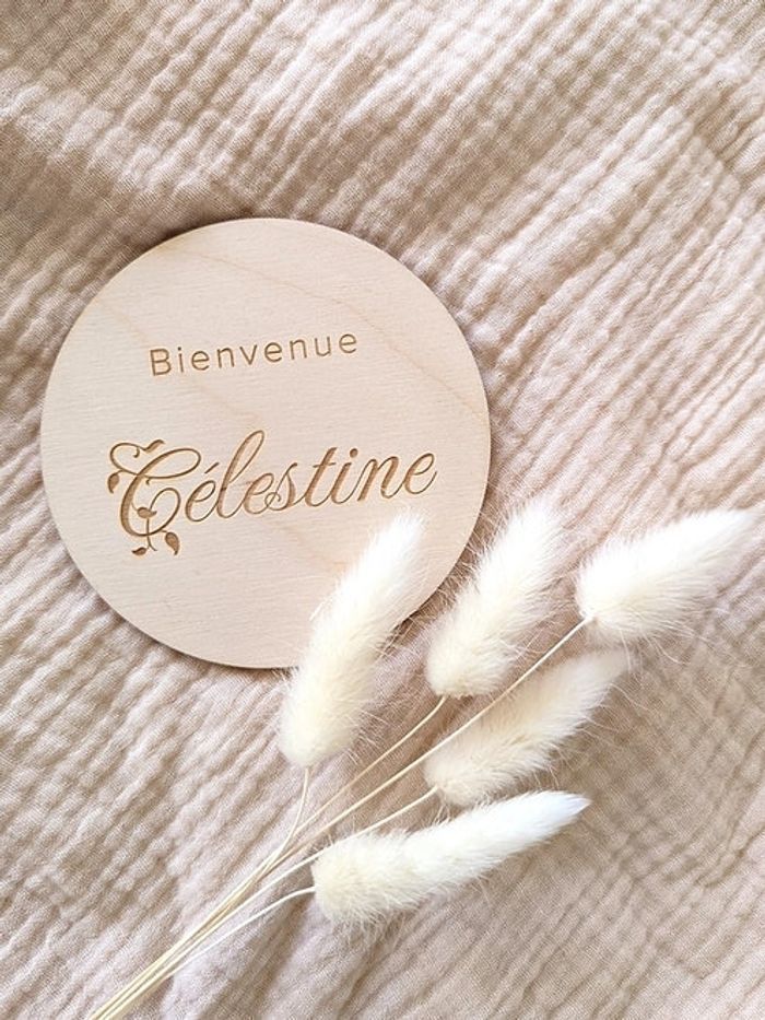 Carte de bienvenue Célestine