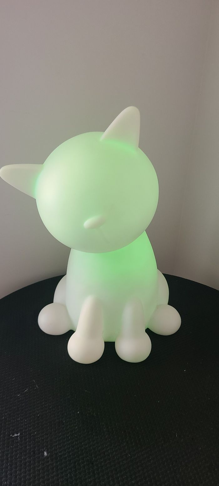 Veilleuse enfant 'Chats' blanc - photo numéro 3