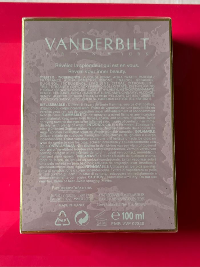 Eau de toilette Vanderbilt - photo numéro 2