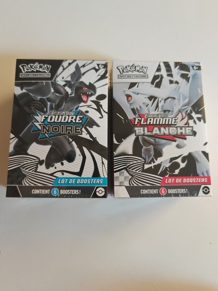 Lot de 2 bundles 10.5 flamme blanche et foudre noire