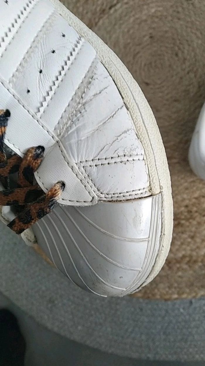 Adidas superstar vintage 38 lacets léopard - photo numéro 7
