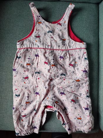 Salopette en velours