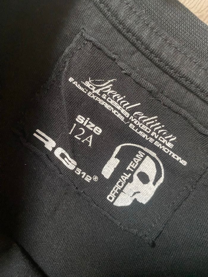 T-shirt RG noir manches longues 12 ans édition spéciale - photo numéro 3