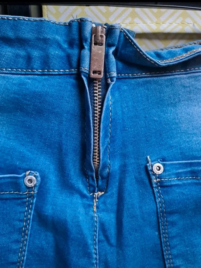 Short en jean taille basse taille XL - photo numéro 4