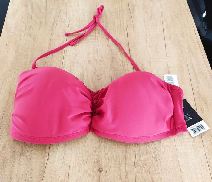 Haut de maillot de bain rouge taille 44 Esmara
