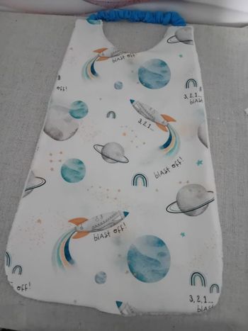 Bavoir  maternelle long cou élastique