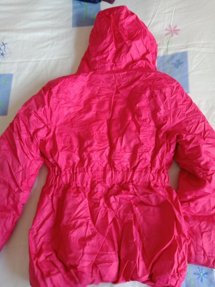 Manteau rose cintré NKY 12 ans TBE - photo numéro 5