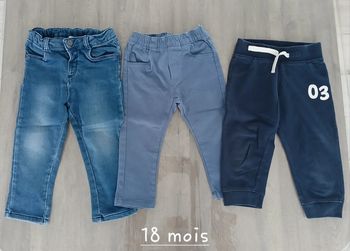 Lot 3 pantalons 18 mois