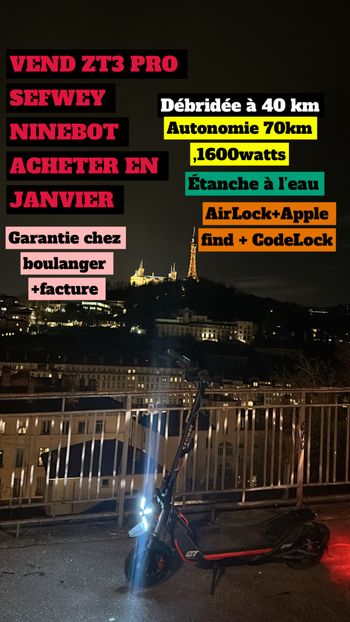 Trottinettes zt3 pro