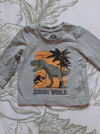 Tee-shirt jurassic world 0/3mois